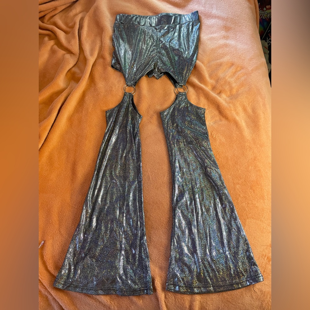 Disco Shimmer Chaps Bellbottoms